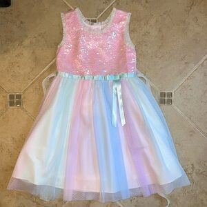 Jona Michelle pink tulle spring dress